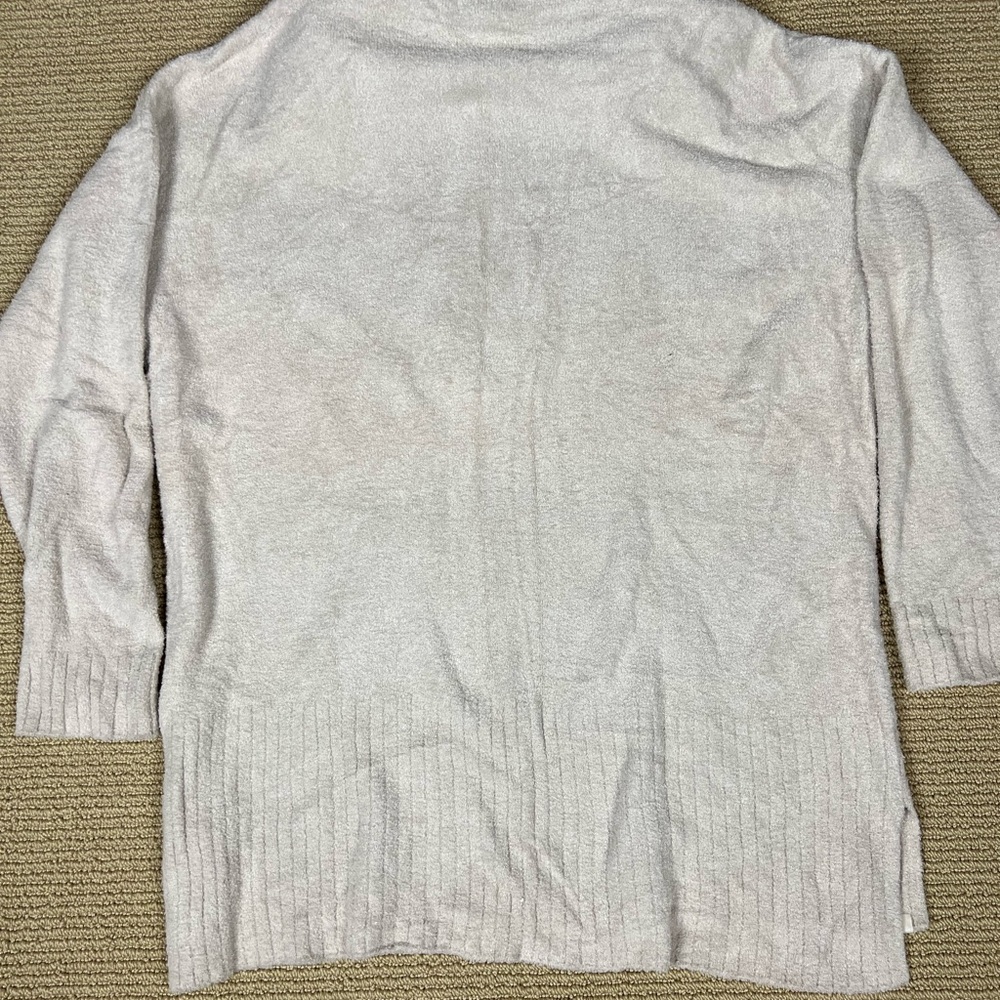 Barefoot Dreams Cozy Cream Zip-Up‎ - Picture 7 of 9